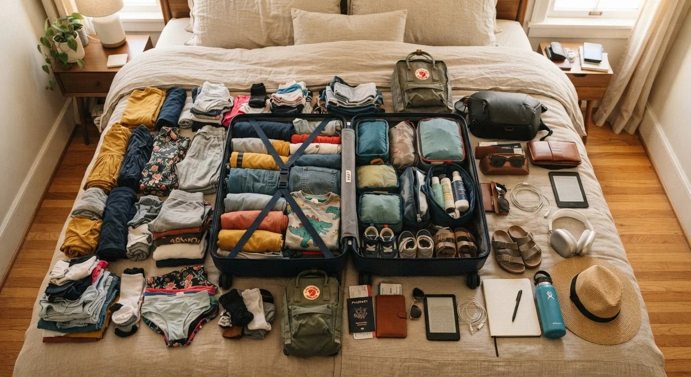 Packing Smarter: What Families Actually Need Versus What They Haul and Regret