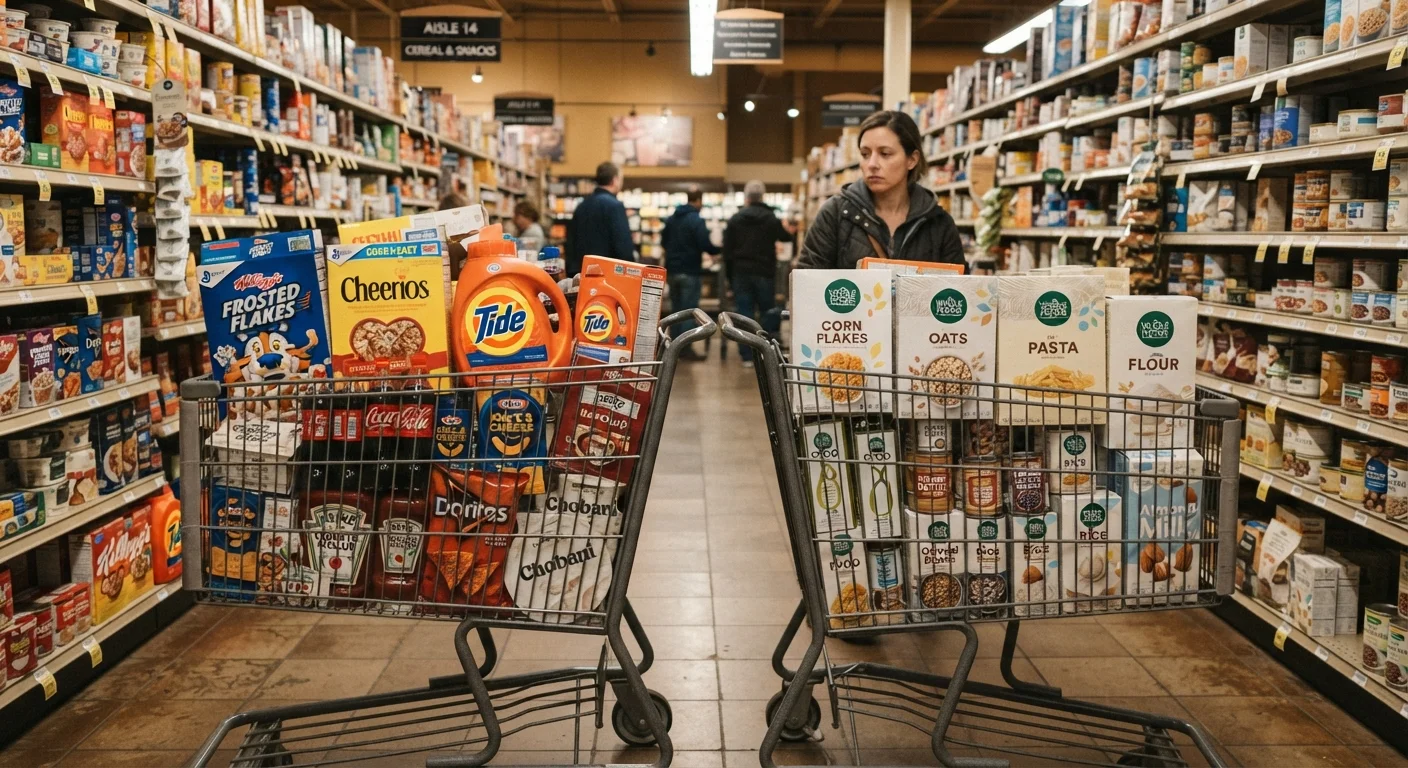 Store Brands vs. Name Brands: What You Actually Save at the Grocery Store