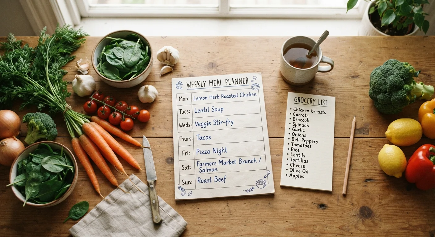 The Weekly Meal Plan: A Family-Focused System That Actually Works